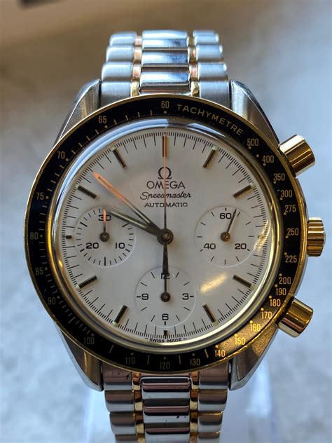 omega speedmaster reduced white|Omega Speedmaster reduced discontinued.